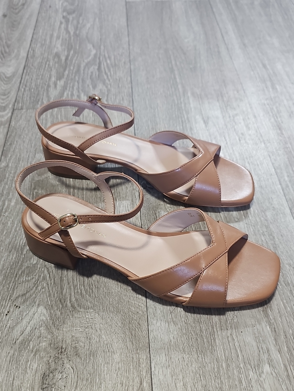 Stuart Weitzman Miami Block Heel Sandal SZ 8